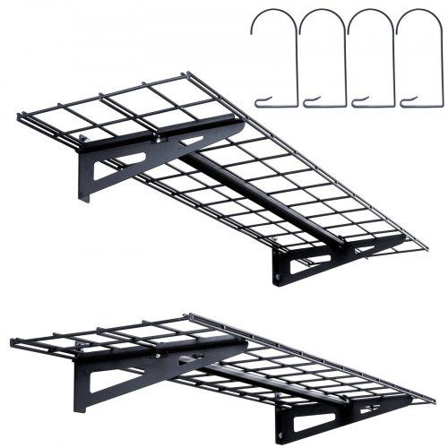 Stevige garagewandplank 122 cm x 30,5 cm – optimaal ruimtebesparend en makkelijk te monteren