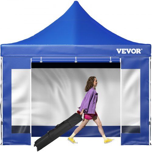 Pop‑up gazebotent 3×3 m met verstelbare hoogte – ideale partytent voor elk buitenevenement