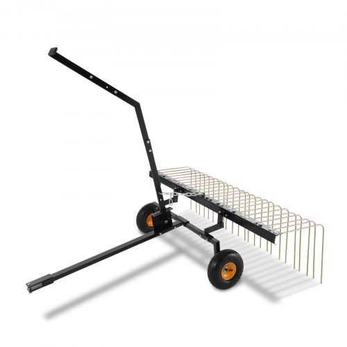 60‑inch gazonverticuteermachine met 24 stalen tanden voor ATV en grasmaaier