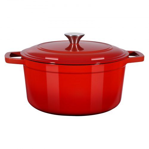 Geëmailleerde Gietijzeren Dutch Oven van 4,73 L – Ideaal voor perfect zuurdesembrood
