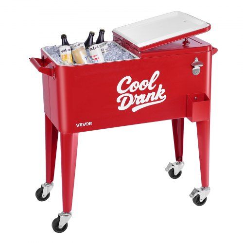 75 L Terraskoeler met wielen – Perfect voor tuin‑ en strandfeesten