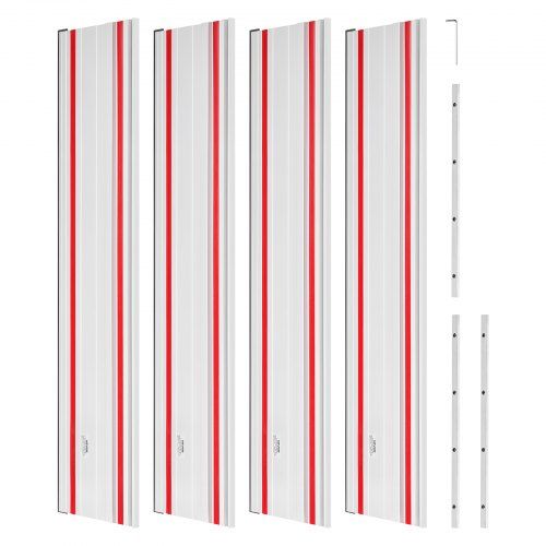 Precisie en duurzaamheid: Geleiderailset voor handcirkelzaag (4 × 700 mm)