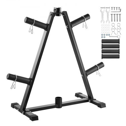 A‑Frame Gewichtsplaathouder voor 2‑inch schijven – stevige, ruimtebesparende opslag voor thuis en sportschool