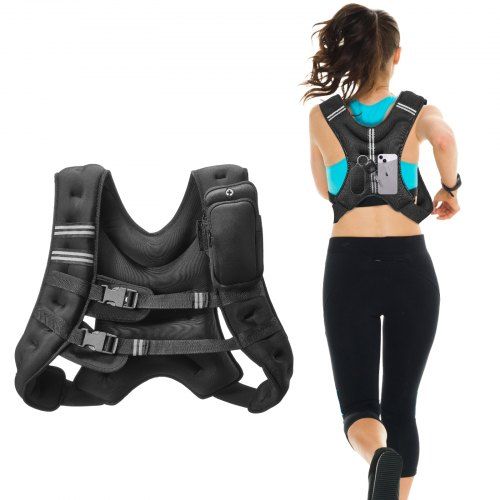 Gewichtsvest met 9,22 kg voor hardlopen, krachttraining en wandelen – comfort en veiligheid in één