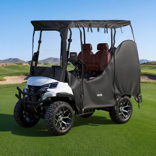 Golfkarhoes met doorzichtige voorruit voor optimaal zicht en bescherming