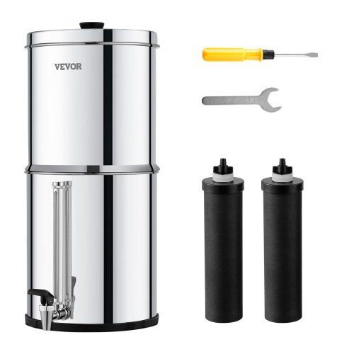 Gravity RVS waterfiltersysteem – Duurzaam, lekvrij en ideaal voor kamperen of thuis