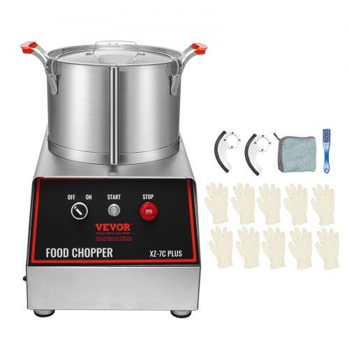Elektrische Groente‑ en Fruitsnijder 750 W – Krachtige RVS Multi‑Cutter voor Keuken en Horeca