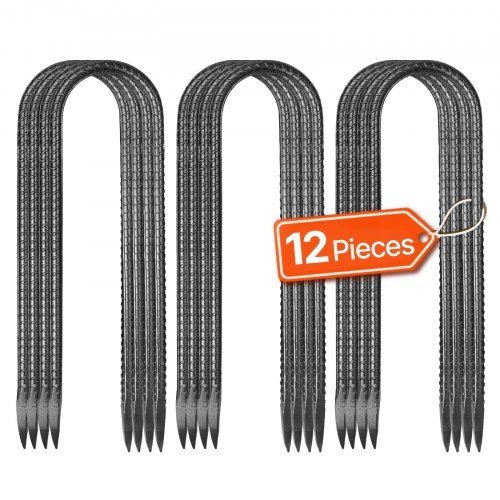 U‑type grondankers 8 mm – Sterke, roestvrije verankering voor tuin en recreatie