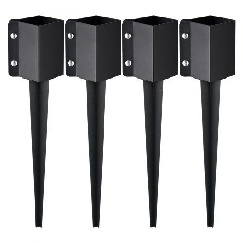 Sterke grondpennen voor hek‑ en brievenbusinstallatie – 4‑pack 24 inch