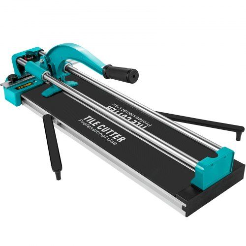 Handmatige tegelsnijder 35‑600 mm met dubbele rail, laserpositionering en verstelbare hoek