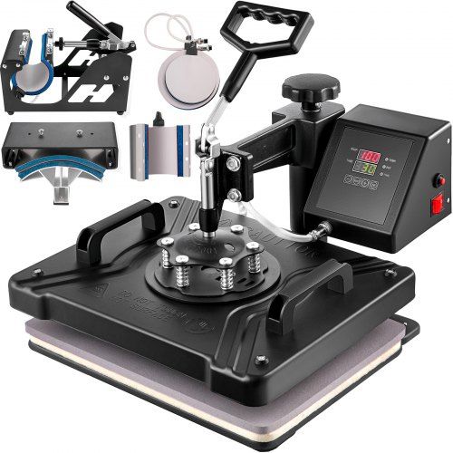 6‑in‑1 Warmtepersmachine 38 × 30 cm – Perfect voor DIY‑ontwerpen