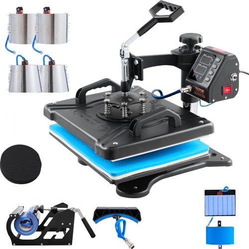 12×15 Sublimatie Warmtepers 10‑in‑1: Alles voor jouw creatieve projecten