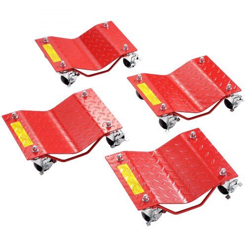 Heavy‑Duty stalen autotransporter set – 4‑delige krik voor auto’s, SUV’s en boten