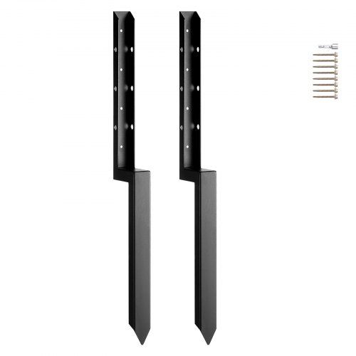 Hekpaalanker reparatieset (4-pack) – duurzame oplossing voor scheve hekpalen