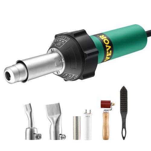 Krachtig 1600W Heteluchtlasapparaat voor PVC, TPO en Vinyl – Alles-in-één Set