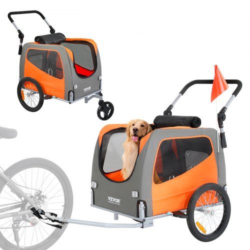 De ideale hondenfietskar: 2‑in‑1 oplossing voor fiets‑ en loopavonturen