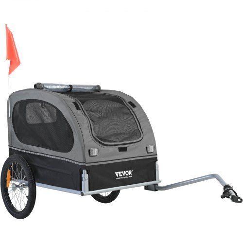 Hondenfiets‑kar 40 kg – Ruime, stevige en opvouwbare trailer voor jouw viervoeter