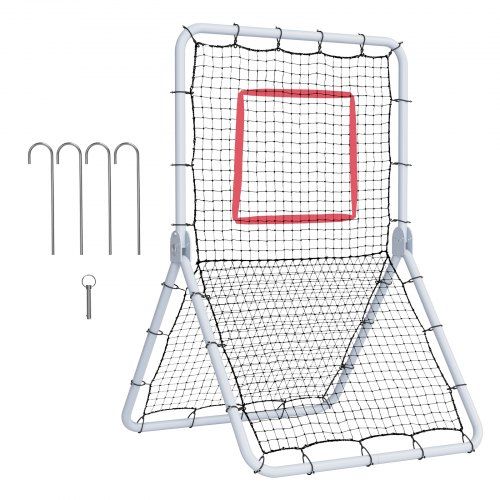 PitchBack honkbal‑ en softbal‑reboundernet 3,5 × 6 ft – Flexibel trainen voor elke speler