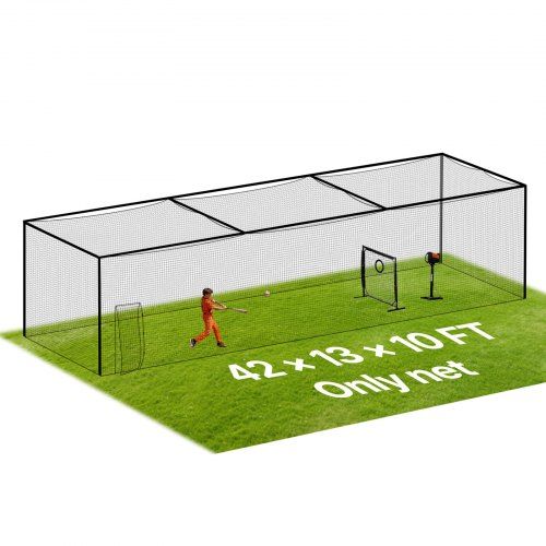 Honkbal Slagkooi 1270x390x308 cm: De Ultieme Trainingspartner voor Binnen en Buiten