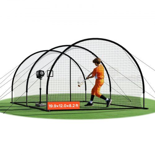 Honkbal slagkooi (halfrond) – stevige training voor binnen en buiten