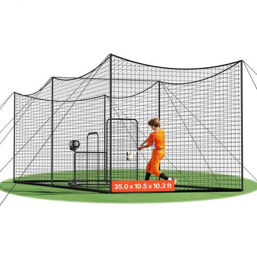 Complete Honkbal‑ en Softbal‑slagkooi voor intensieve training