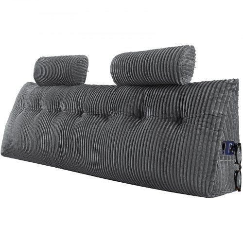 Kingsize hoofdbordkussen met 2 opbergvakken – comfort en functionaliteit voor elk bed