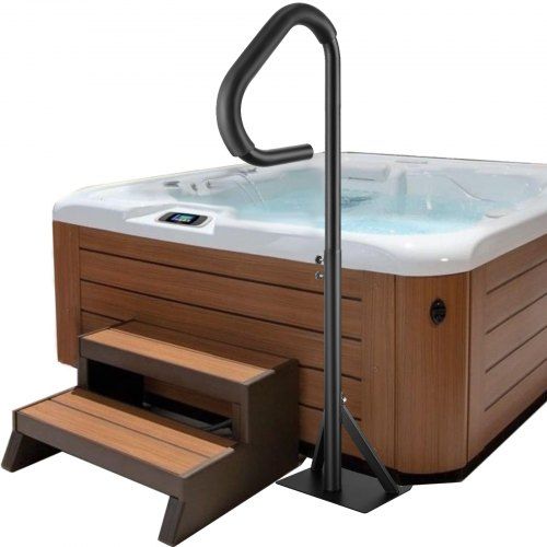 Veilige en verstelbare zwembad‑ en hot tub‑leuning voor ultiem comfort