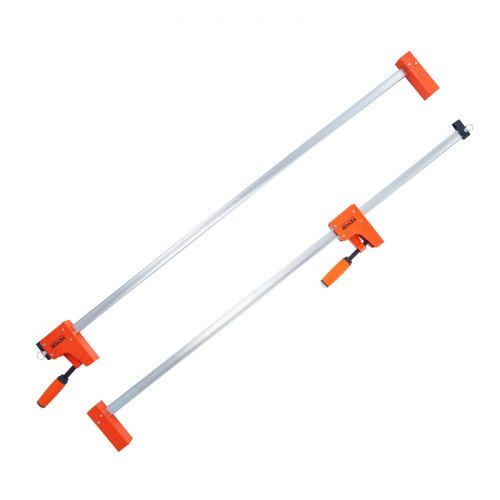 2‑Pack 127 cm Parallel F‑Klemmen – 500 kg Draagvermogen, Hoogwaardig Kunststof & Koolstofstaal
