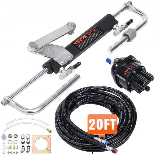 Hydraulische buitenboordstuurset 90 pk – Complete set voor soepel en betrouwbaar sturen