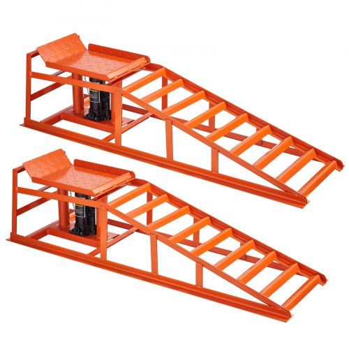 Hydraulische oprijplaten set van 2 – Sterke, draagbare hefoplossing voor garage‑onderhoud