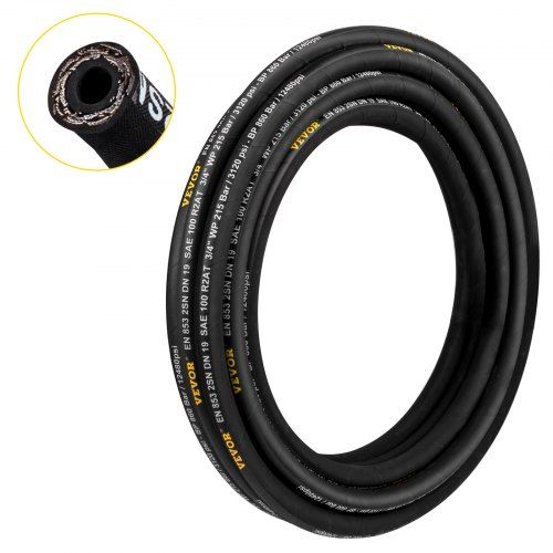 Hydraulische slang 0,6 cm × 100 m – Hoge druk, flexibele oplossing voor zwaar werk