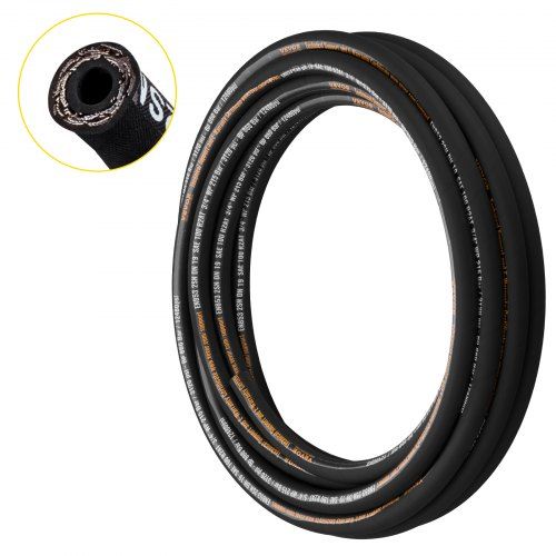 Hydraulische slang 1,9 cm × 15,2 m – robuuste 3120 PSI oplossing voor elk machinepark