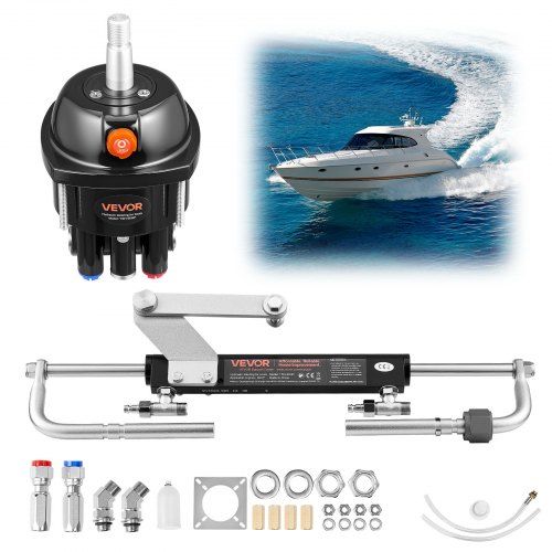 Hydraulische stuurbekrachtigingsset voor buitenboordmotoren tot 90 pk – soepele besturing op zee