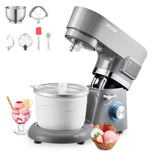 IJsmachine 1,7 L met 1400 W Motor – Veelzijdige Dessertmaker voor Thuis