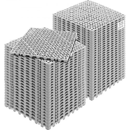 Optimale Drainagematten 30 × 30 cm – 55‑stuk Set voor Badkamer, Zwembad en Commerciële Ruimtes