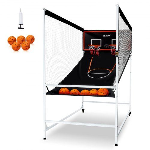Indoor basketbalarcade voor 2 spelers – compleet spelplezier voor het hele gezin