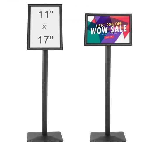 Verstelbare informatiestandaard voor menu‑ en posters – robuuste displayoplossing