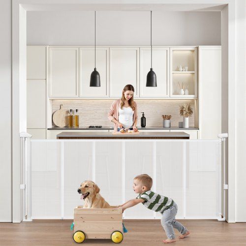 Intrekbaar baby- en huisdierenhek – Veilig, veelzijdig en ruimtebesparend