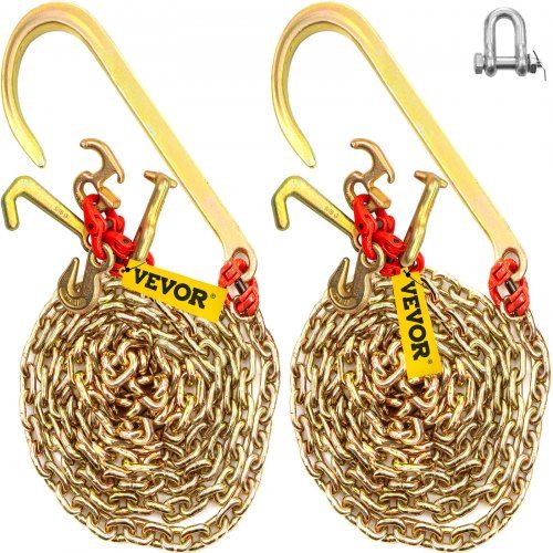 J-Hook ketting 38 × 15 cm – Sterk, verstelbaar en klaar voor elke sleepklus