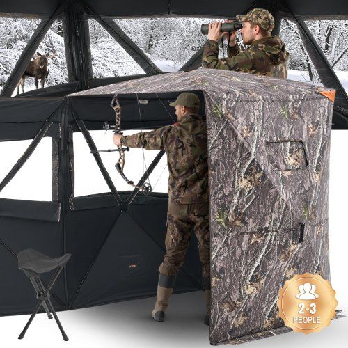 De ultieme camouflagetent voor 2‑3 jagers: comfort en stealth in één