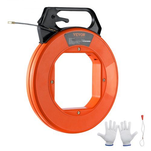 Kabeltrekker 38 m PET‑trekspiraal – duurzaam en handig voor elke installatie