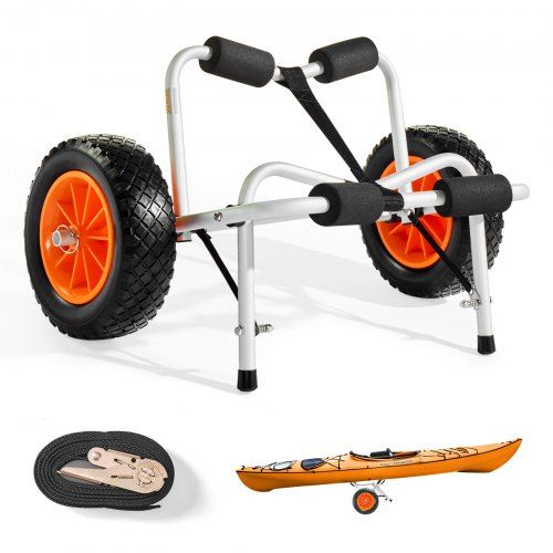 Opvouwbare Kajaktrolley 90 kg – Praktisch & Duurzaam Transport voor Kajak, Kano en Paddleboard