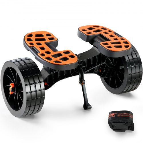 Stevige kajaktrolley met 145 kg draagvermogen – All‑terrain transport voor kajak, kano en paddleboard
