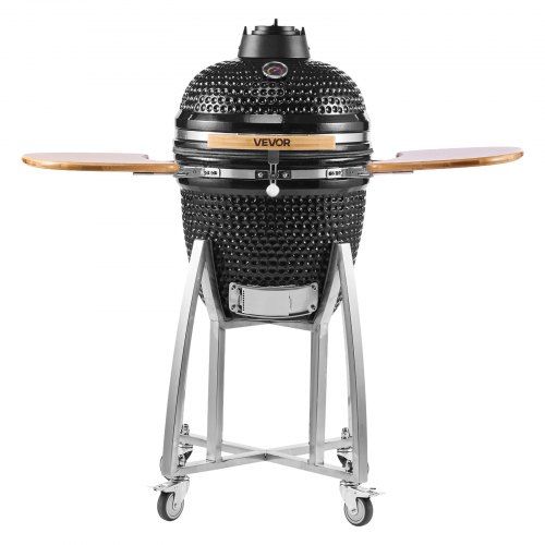 Kamado keramische houtskoolgrill 450 mm – draagbaar en veelzijdig buitenkoken