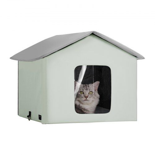 Warme buitenkattenhuis 48 × 56 × 44 cm – Comfort en veiligheid voor je kat in de koude winter