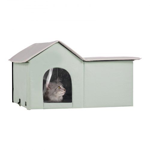 Warm en waterdicht kattenhuis voor de winter: een comfortabele buitenoase voor je kat