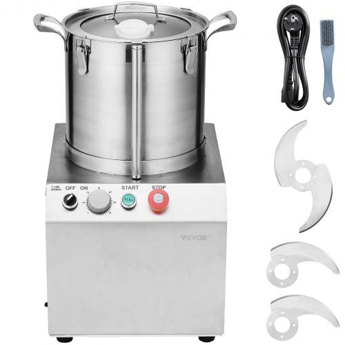 Multifunctionele 15 L Keukenmachine met 1400 W Motor – Krachtige Groentehakker voor Thuis en Horeca