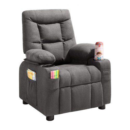 Comfortabele kinderfauteuil met verstelbare rugleuning en handige opbergruimte – ideaal voor speel‑ en studeerkamers
