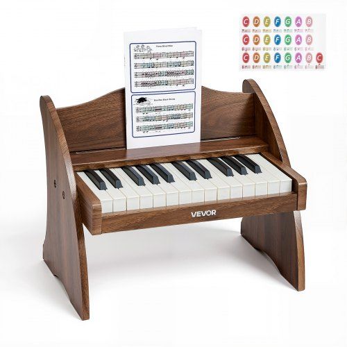 Houten Kinderkeyboard met 25 Toetsen – Ideaal voor Muzikale Ontwikkeling vanaf 3 Jaar