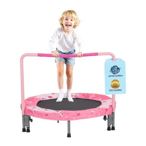 Opvouwbare Kindertrampoline 91 cm – Veilig Springplezier voor Thuis en Tuin